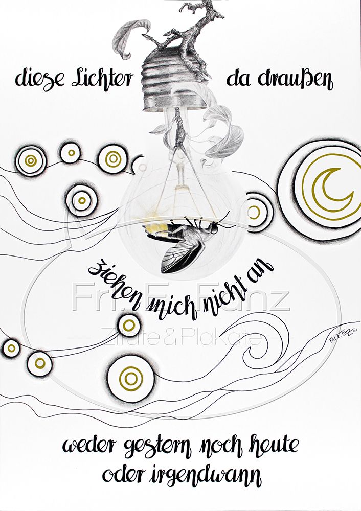 ©Frl.E.Fanz „Nachtfalter im Neonlicht“ Pen&Paper - 8/2022 www.frlefanz.de